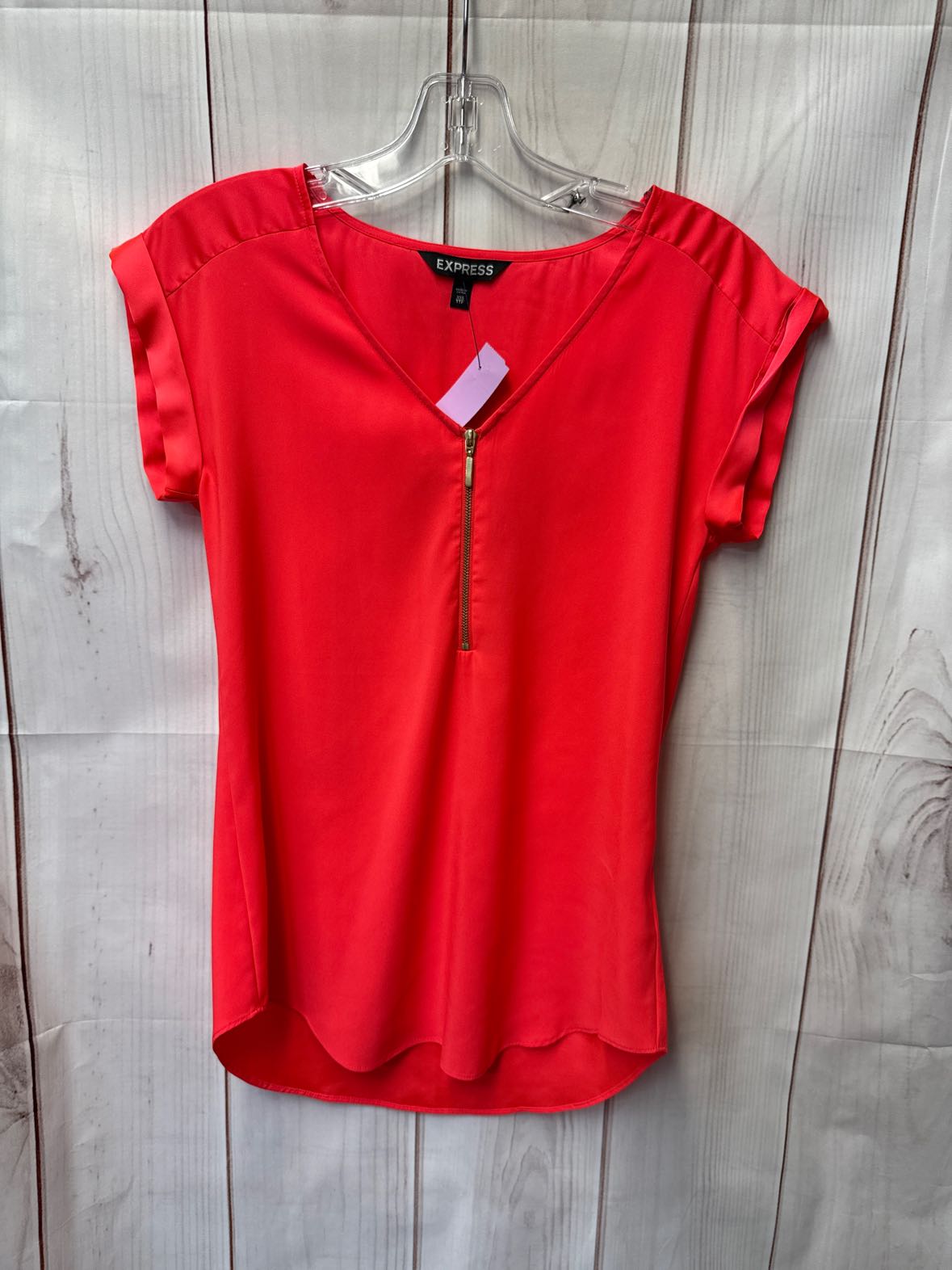 Express Women's Size XXS Coral Sleeveless Top