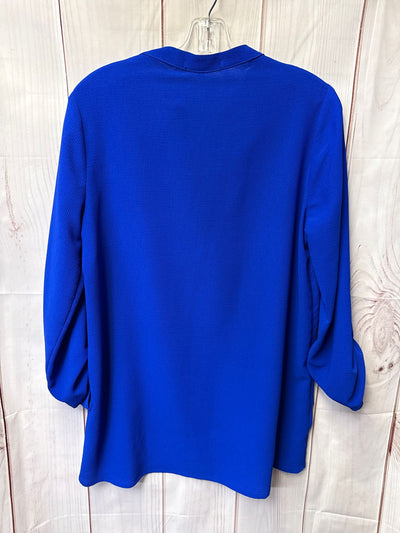 Gibson Women's Size M Blue Long Sleeve Top