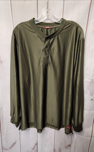 Craftsman Men's Size XXL Olive Green Shirt