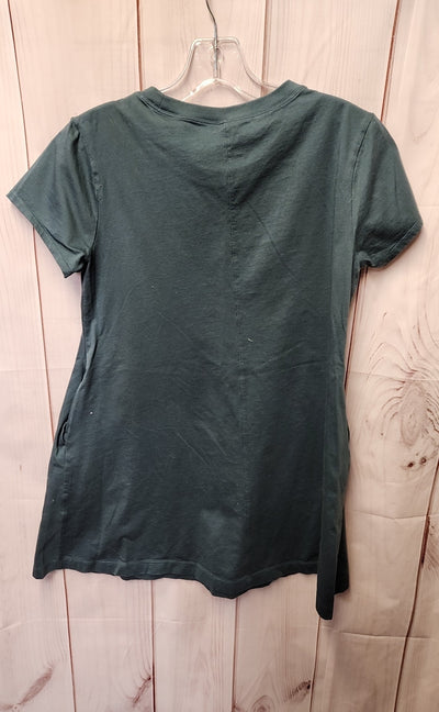 Uniqlo Women's Size S Teal Short Sleeve Top