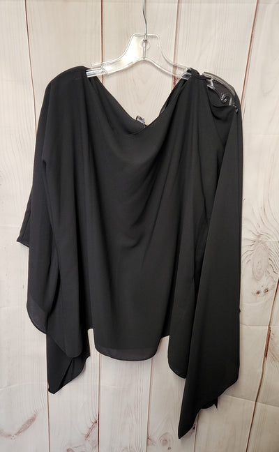 Vince Camuto Women's Size L Black Cold Shoulder Top