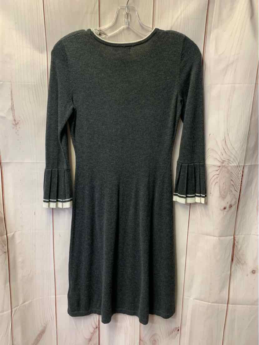 Adrienne Vittadini Women's Size XS Gray Knit Dress