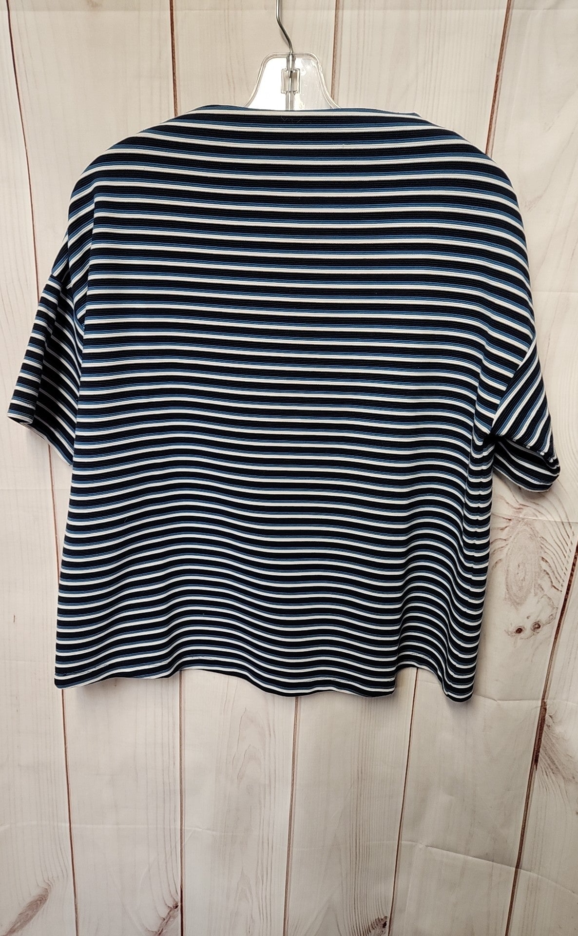 Betty Barclay Women's Size 12 Navy Short Sleeve Top