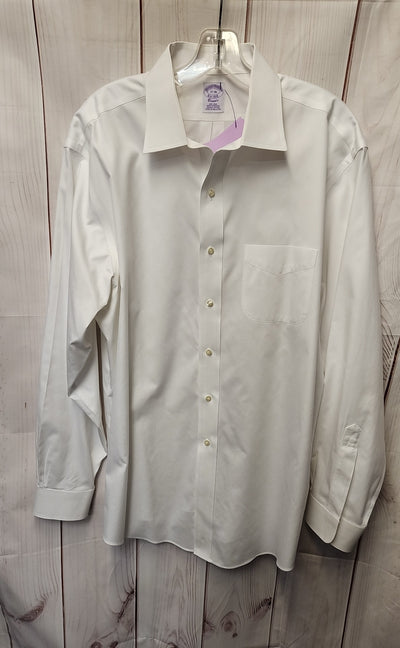 Brooks Brothers Men's Size XL White Shirt