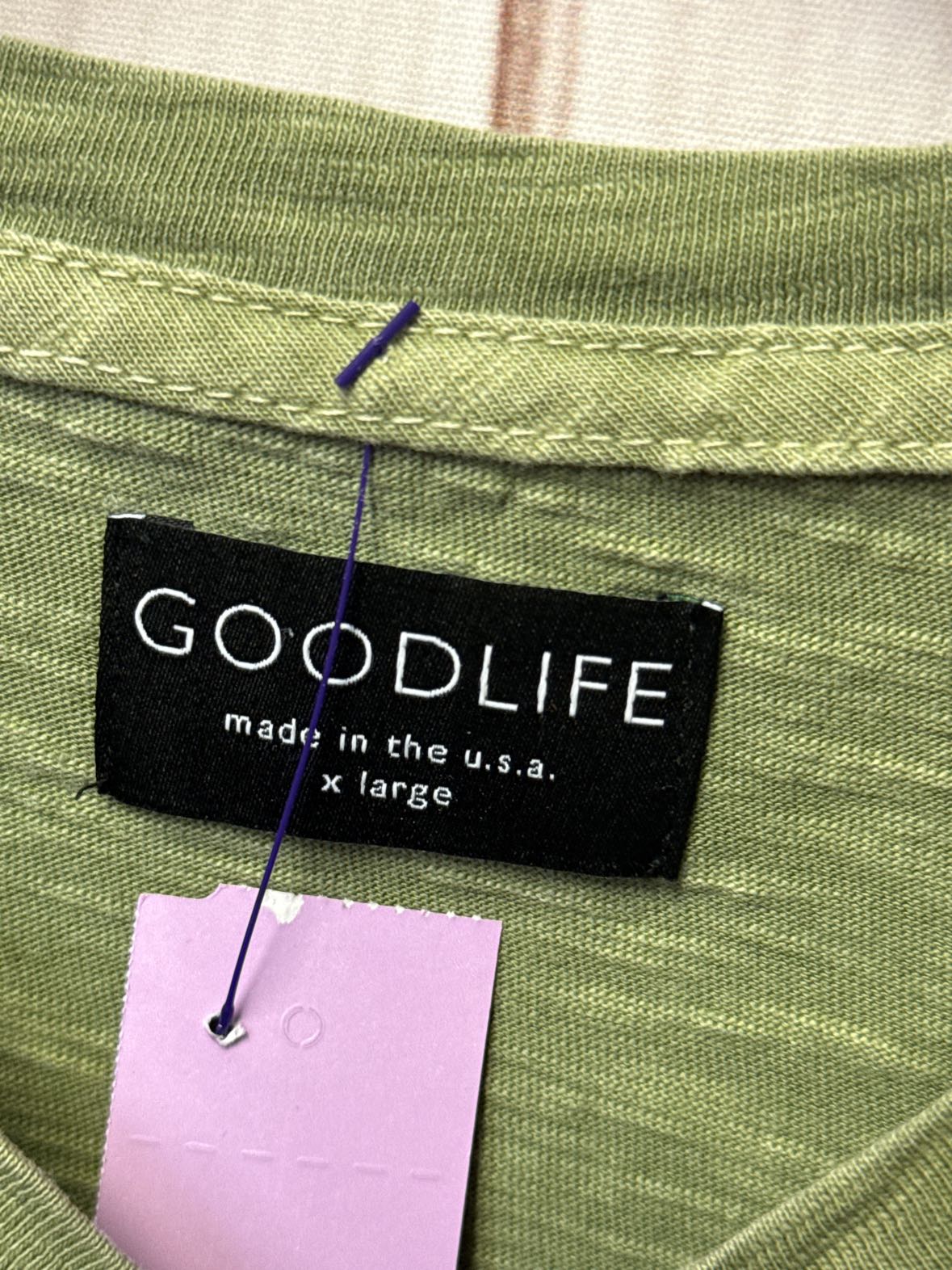 Goodlife Men's Size XL Olive Green Shirt