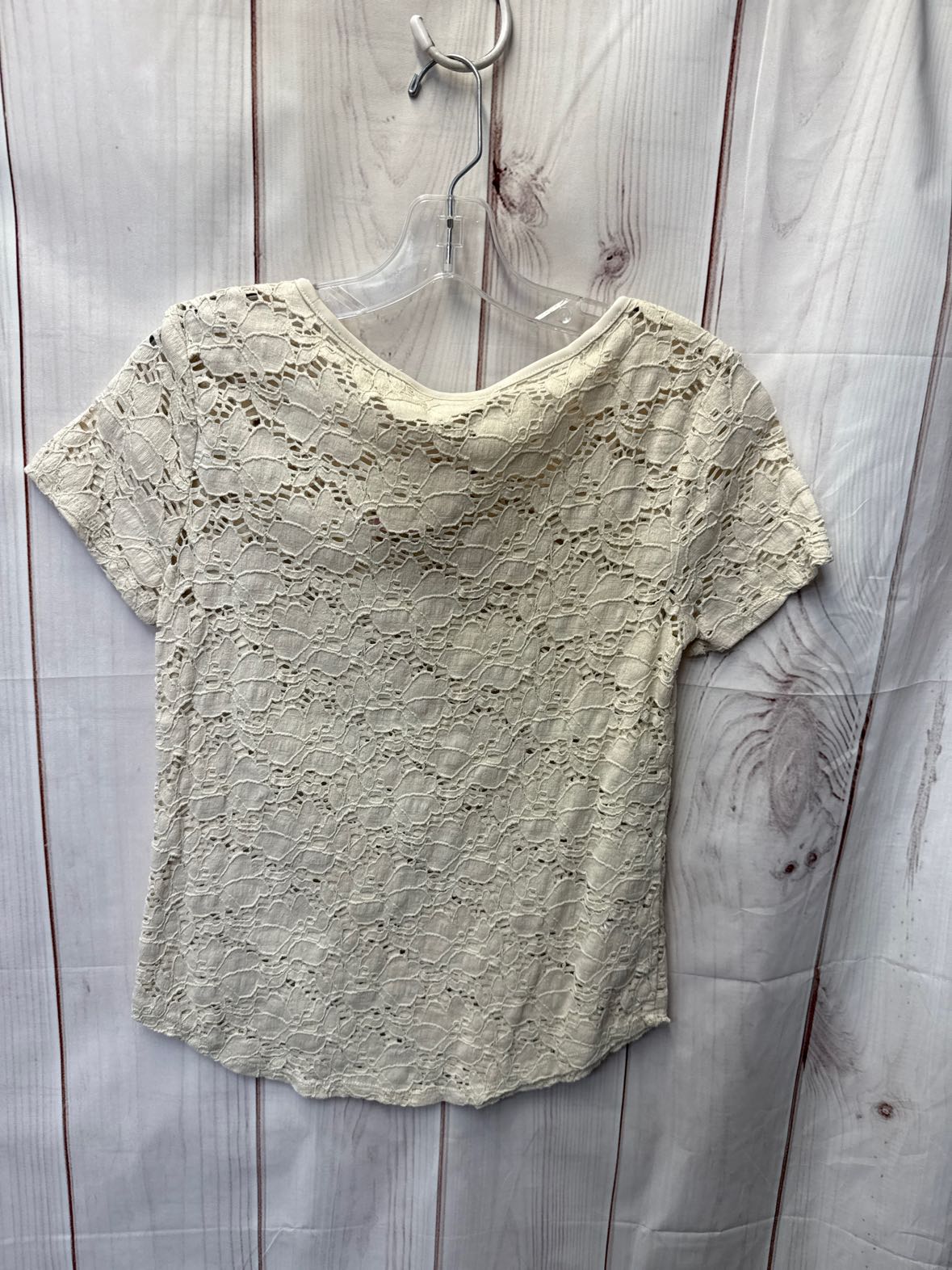 Loft Women's Size XS Beige Short Sleeve Top