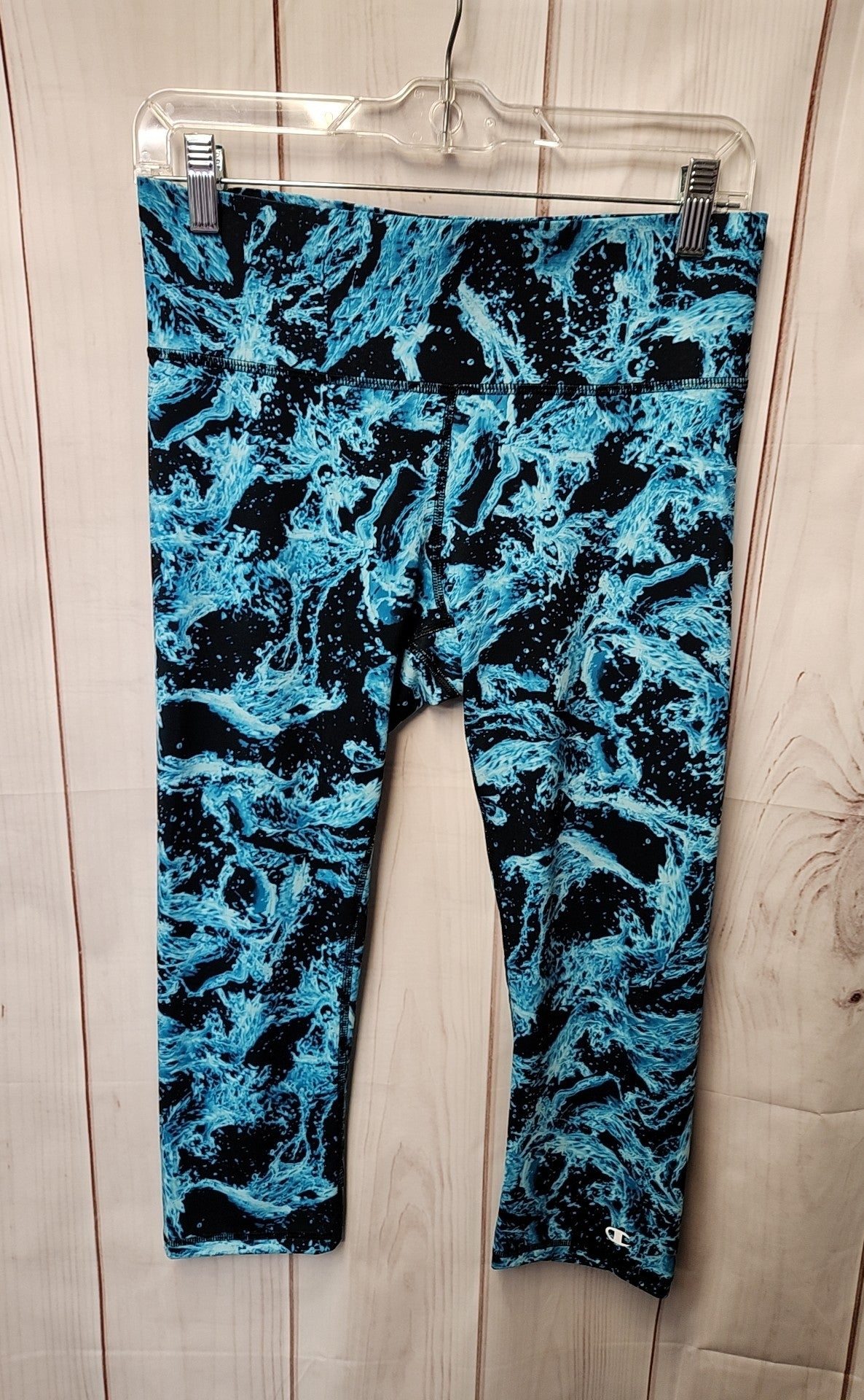 Champion Women's Size M Black & Blue Active Capris