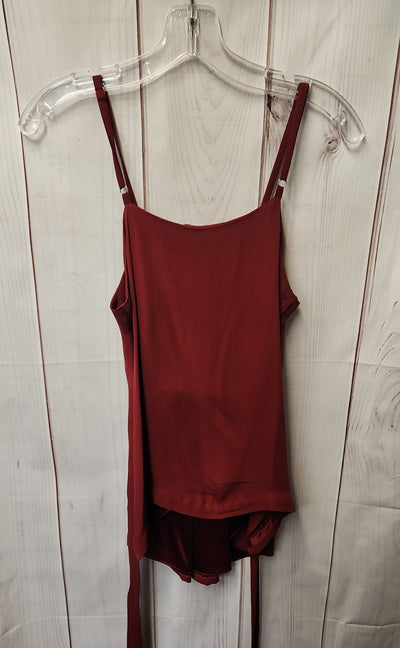 Alice & Olivia Women's Size M Red Sleeveless Top