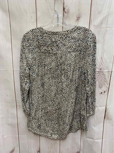 Liz Claiborne Women's Size S Brown 3/4 Sleeve Top