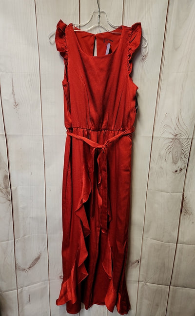 Art Class Girl's Size 10/12 Red Jumpsuit