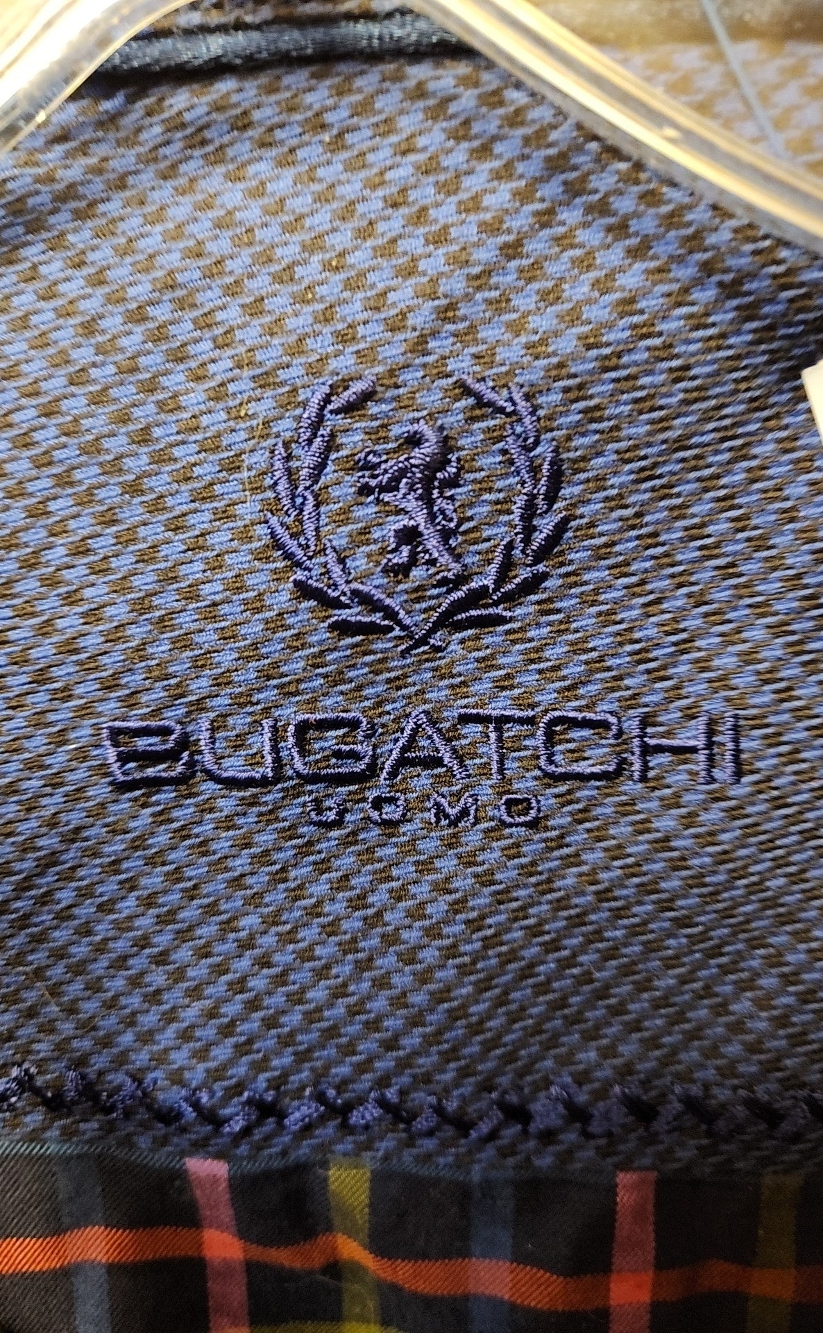 Bugatchi Men's Size XL Blue Shirt