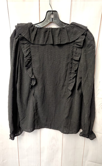 Loft Women's Size XS Black Long Sleeve Top