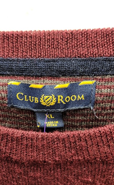 Club Room Men's Size XL Red Sweater