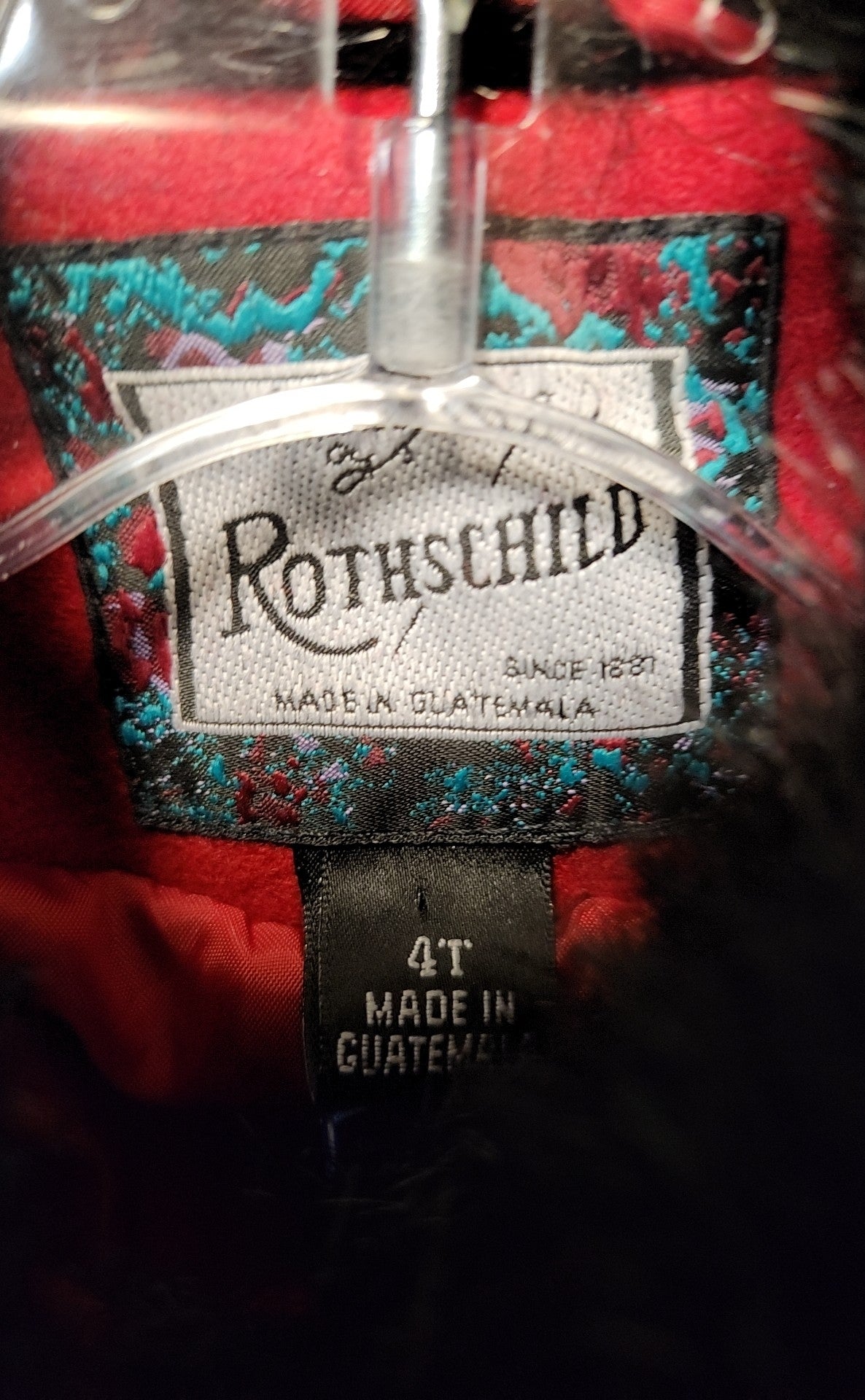 Rothschild Girl's Size 4 Red Jacket