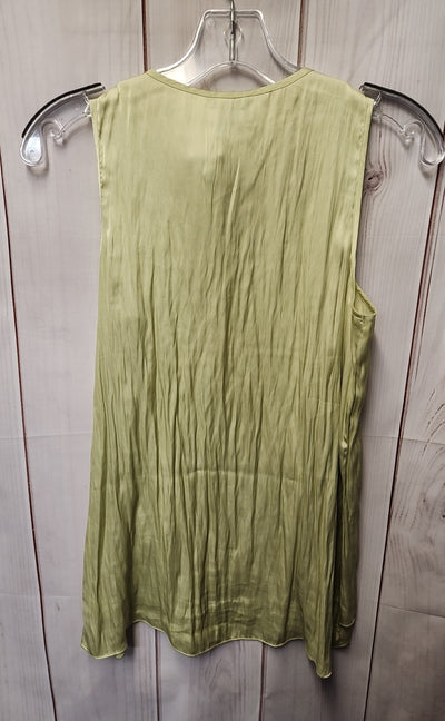 Nic & Zoe Women's Size XS Lime Green Sleeveless Top