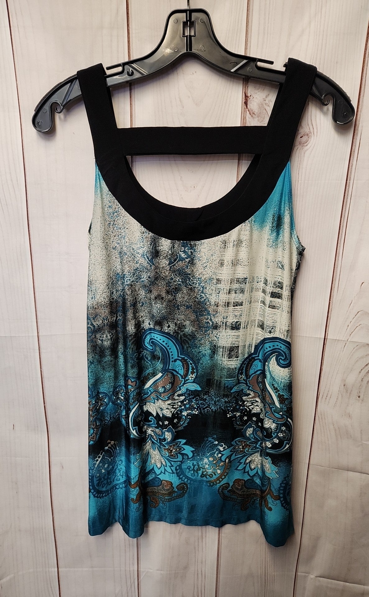 M Usa Women's Size L Blue Sleeveless Top