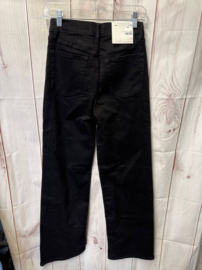 Dynamite Women's Size 28 (5-6) Black Jeans Heidi High Rise Wide Leg NWT