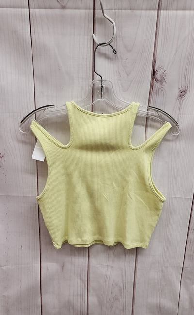 American Eagle Women's Size L Yellow Sleeveless Top NWT