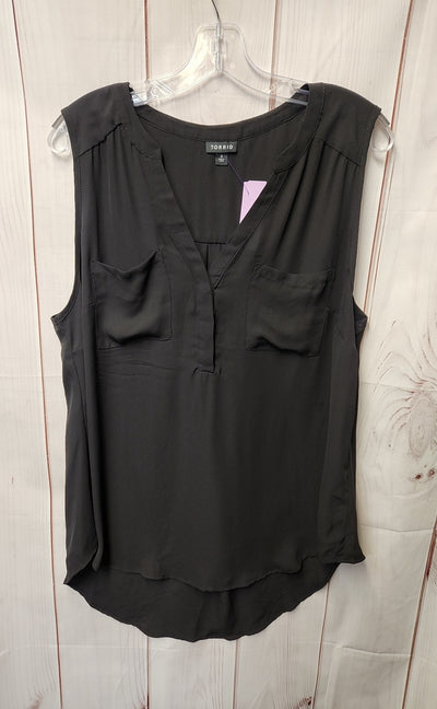 Torrid Women's Size 0 = US XL Black Sleeveless Top