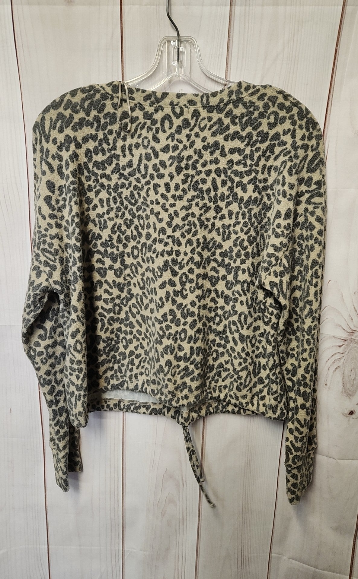 Socialite Women's Size XS Brown Animal Print Sweater