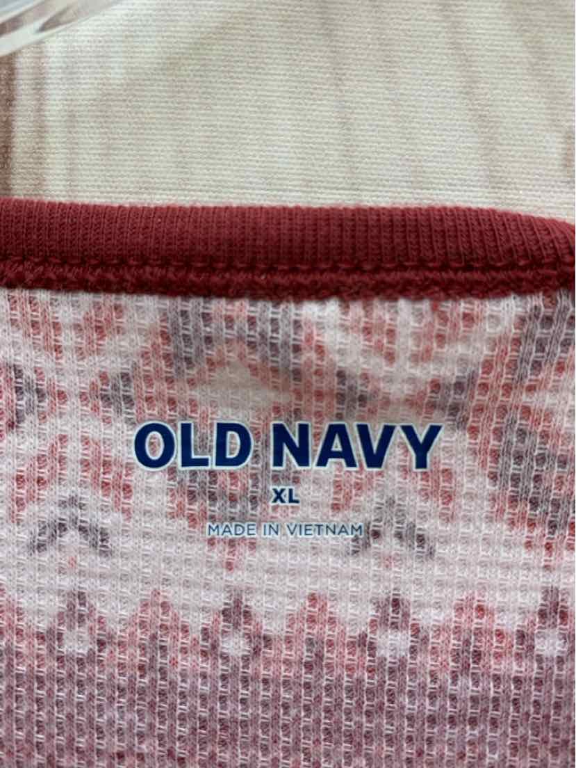 Old Navy Women's Size XL Red Long Sleeve Top