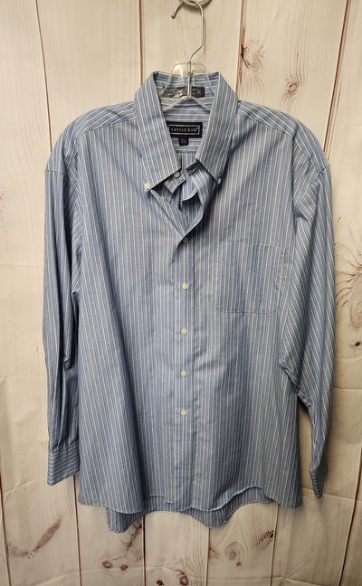 Saville Row Men's Size L Blue Shirt