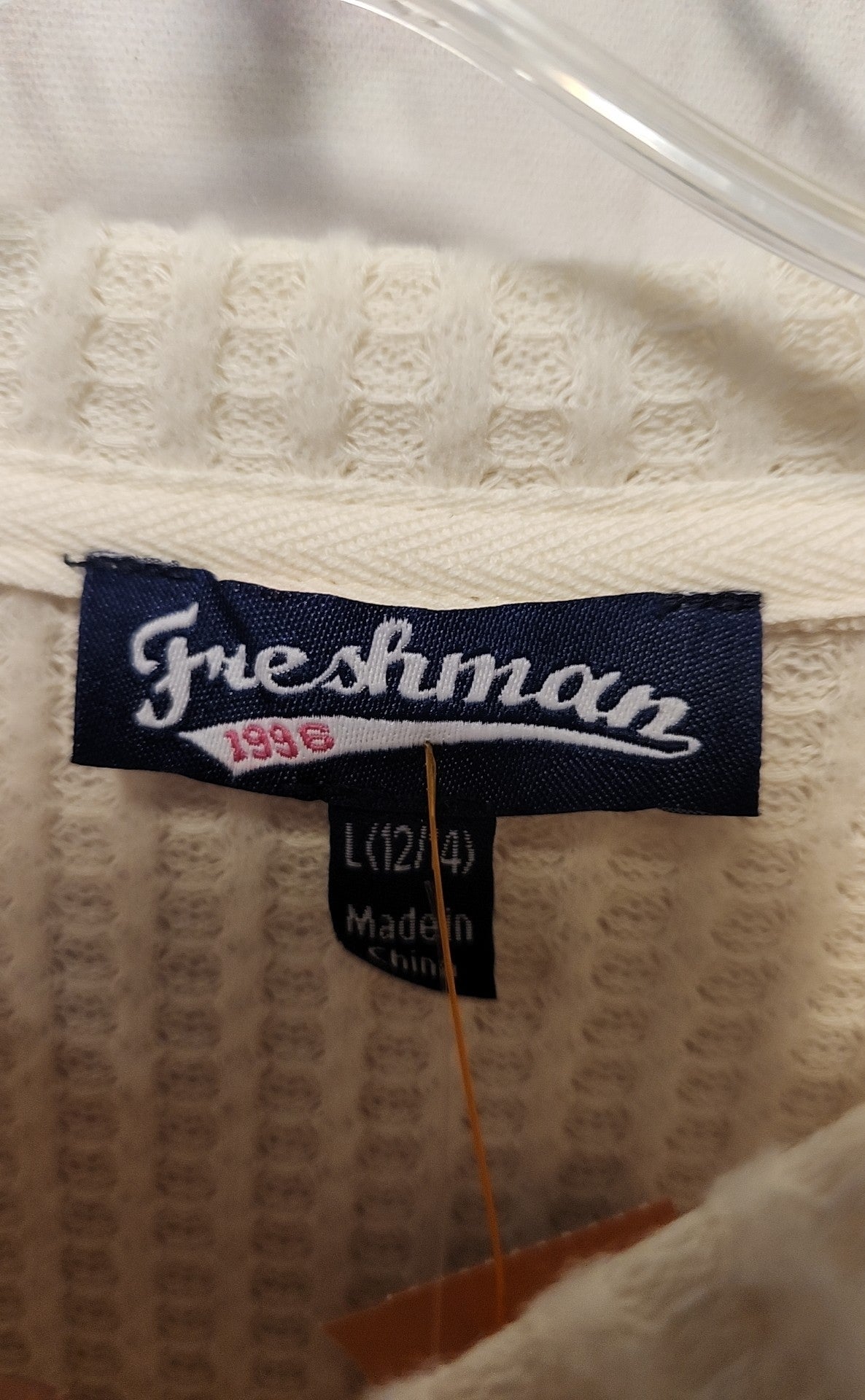 Freshman Girl's Size 12/14 Cream Shirt