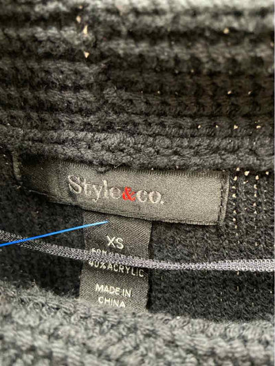 Style & Co Women's Size XS Black Sweater