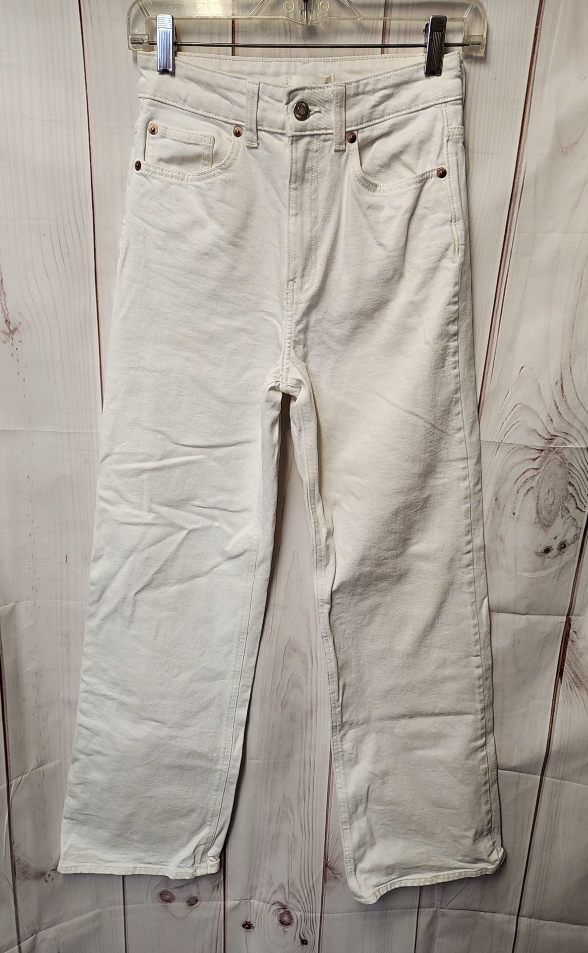 H&M Women's Size 27 (3-4) White Jeans