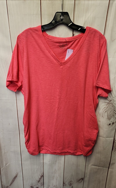 Lane Bryant Women's Size 18/20 Pink Short Sleeve Top