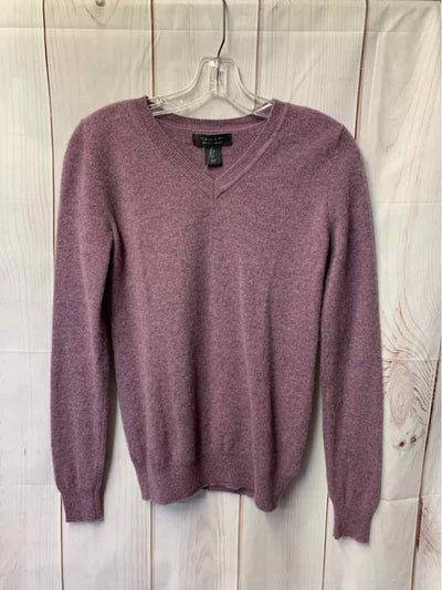 Tahari Women's Size S Purple Cashmere Sweater