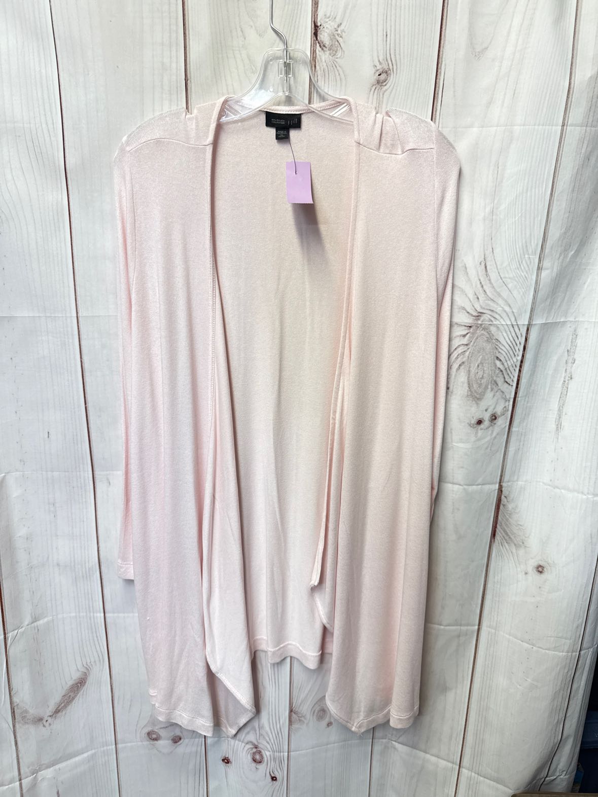 J Jill Women's Size XL Petite Pale Pink Cardigan