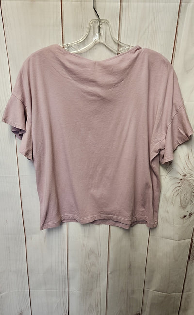 Uniqlo Women's Size M Pink Short Sleeve Top