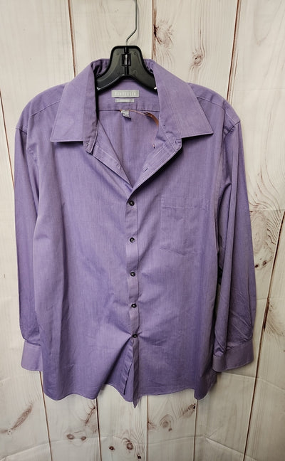 Van Heusen Men's Size L Purple Shirt