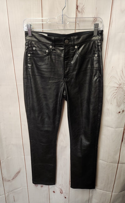 Gap Women's Size 26 (1-2) Black Pants Vintage Slim High Rise