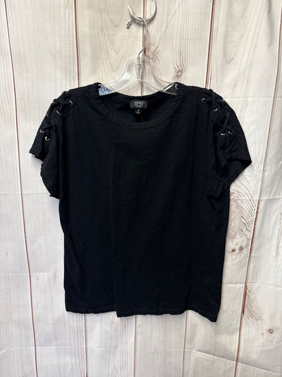 Jones New York Women's Size M Black Short Sleeve Top