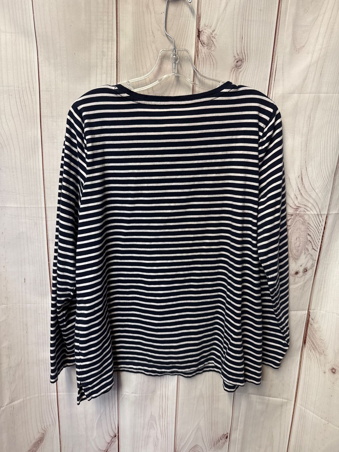 Talbots Women's Size 1X Navy Long Sleeve Top