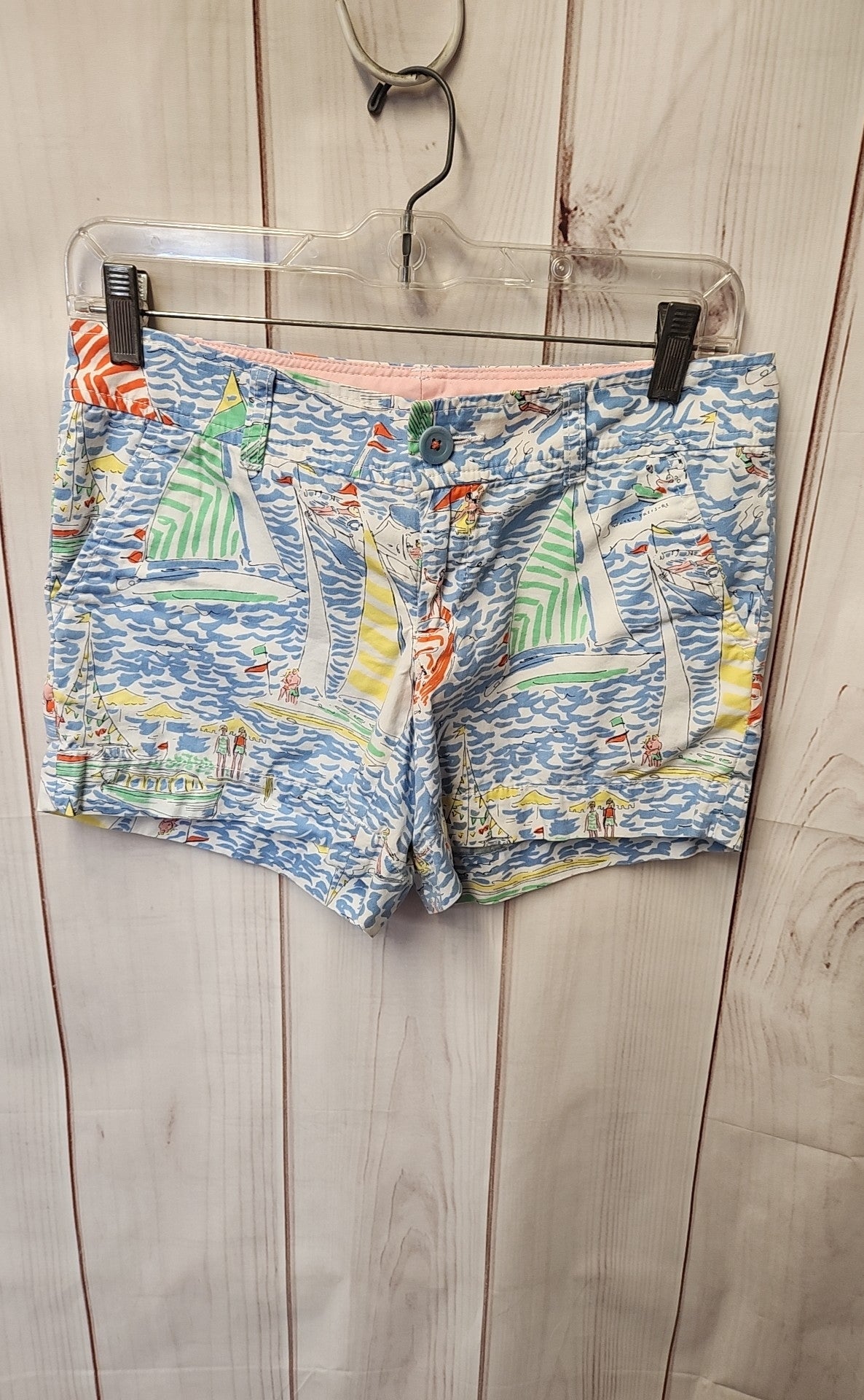 Lilly Pulitzer Women's Size 0 Blue Shorts Callahan