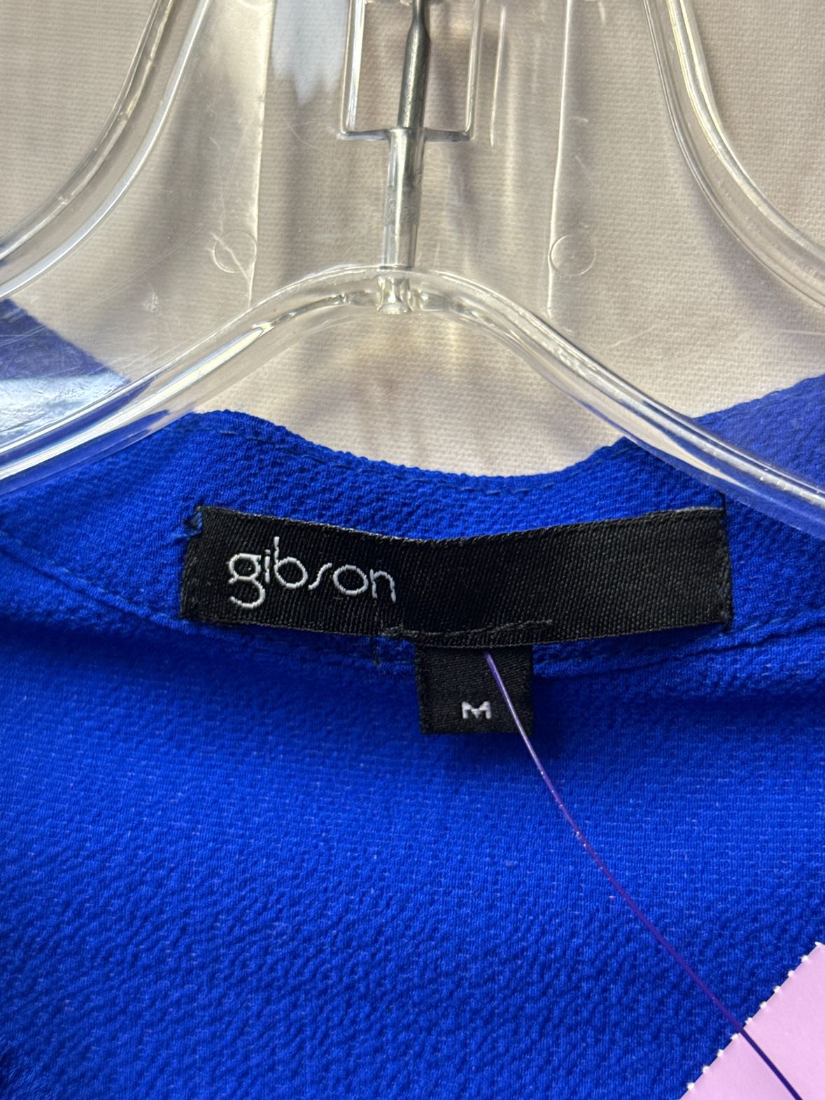 Gibson Women's Size M Blue Long Sleeve Top