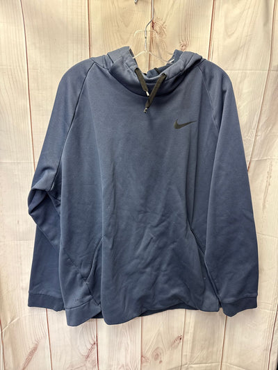 Nike Men's Size XXL Gray Hooded Sweatshirt