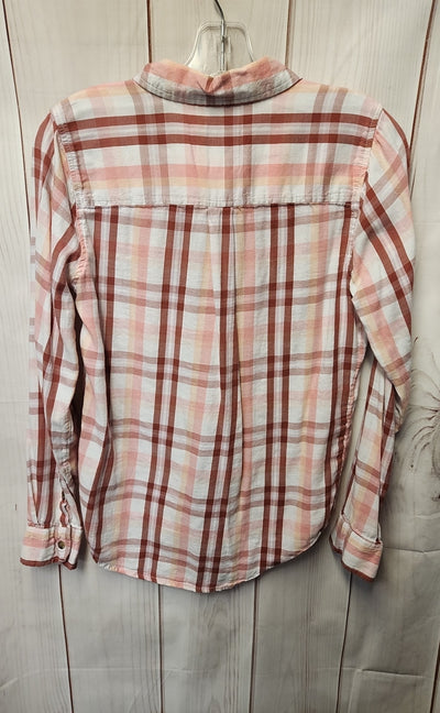 So Women's Size S Pink Long Sleeve Top