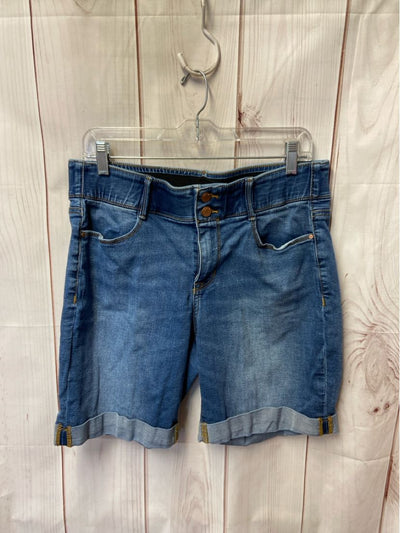 Apt 9 Women's Size 14 Petite Blue Shorts Bermuda