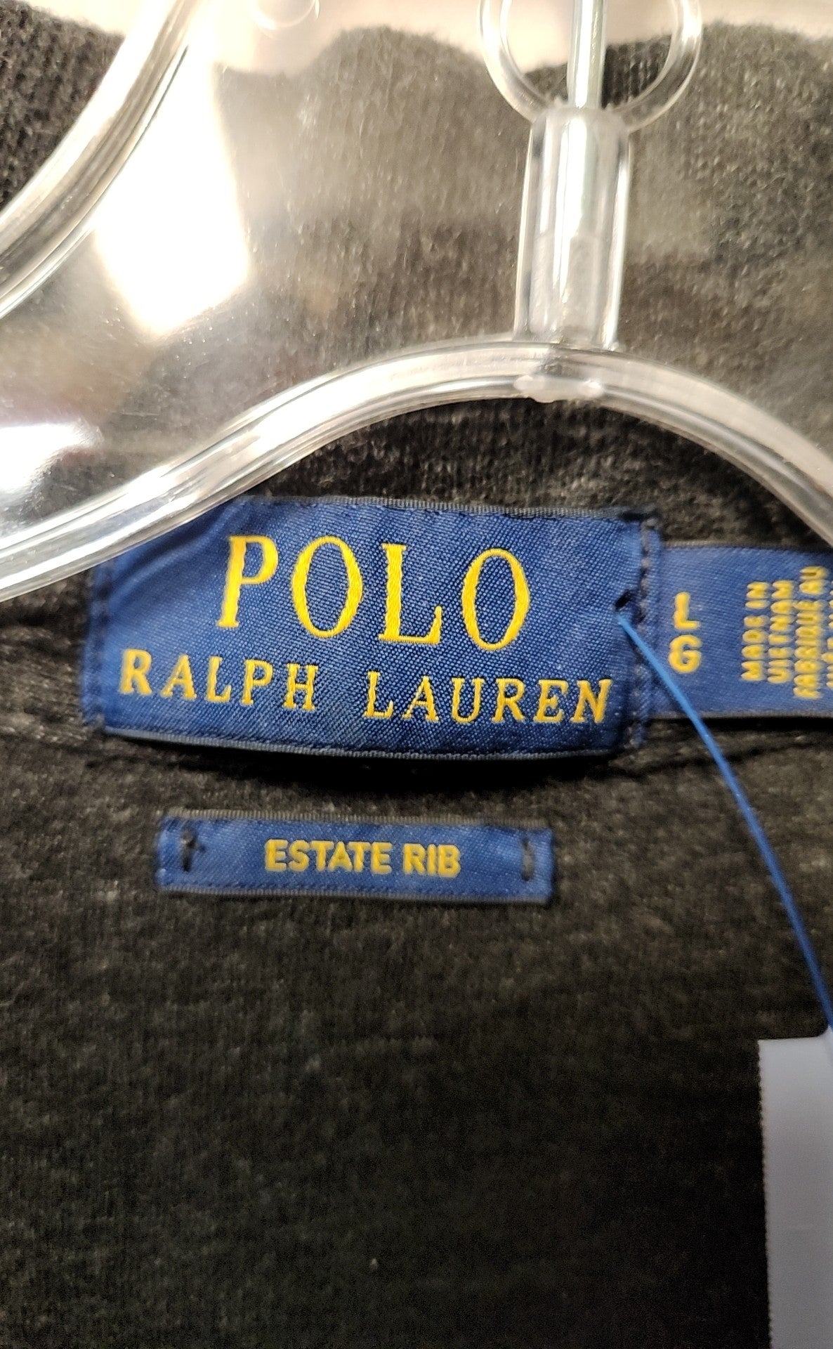 Polo by Ralph Lauren Men's Size L Gray Sweatshirt