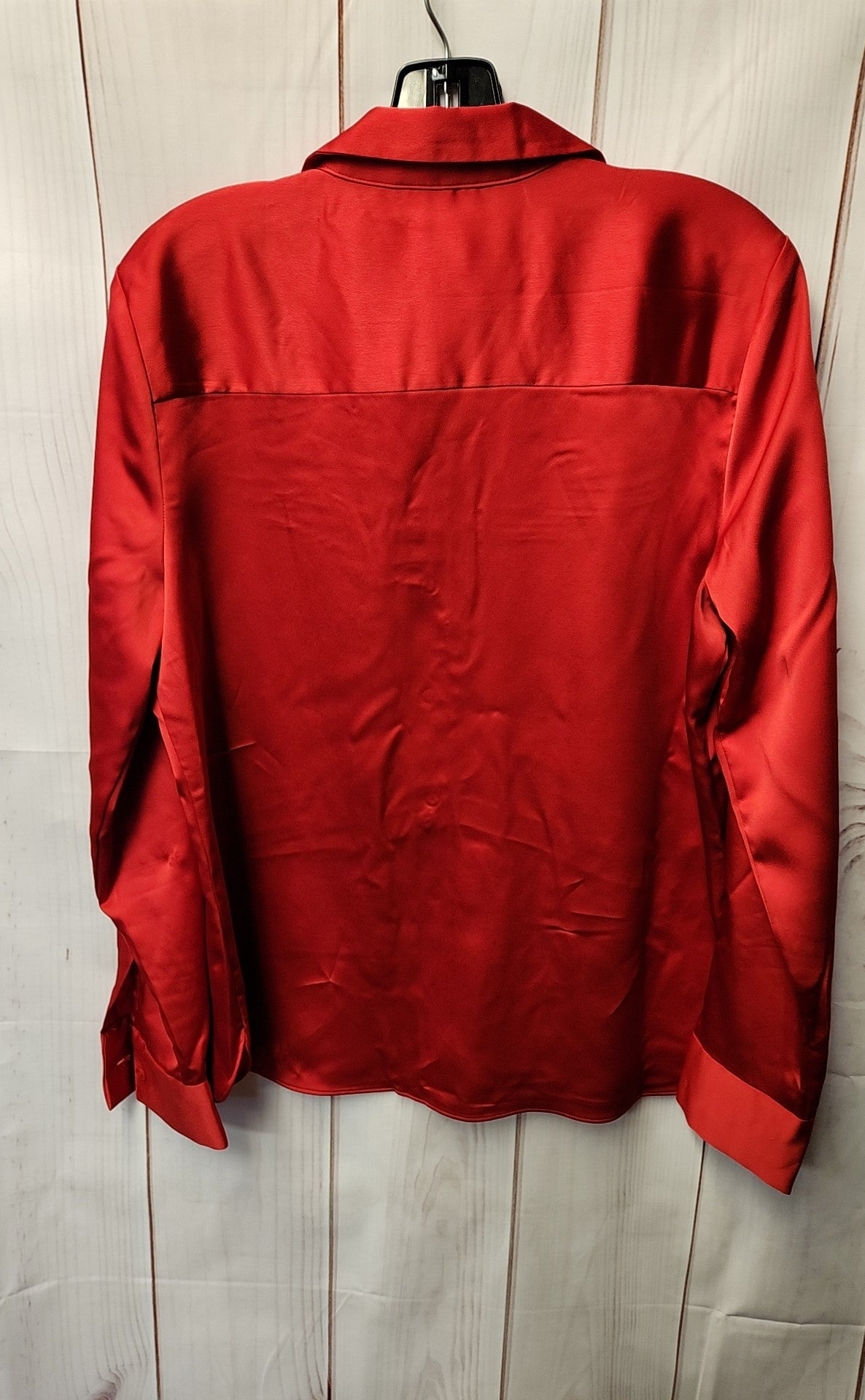 A New Day Women's Size M Red Long Sleeve Top