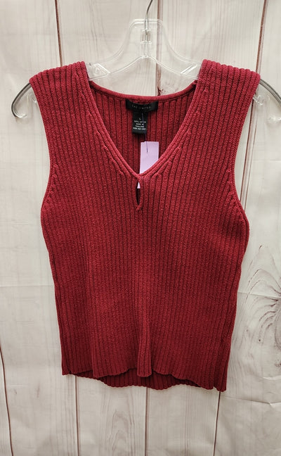 Limited Women's Size L Red Knit Sleeveless Top