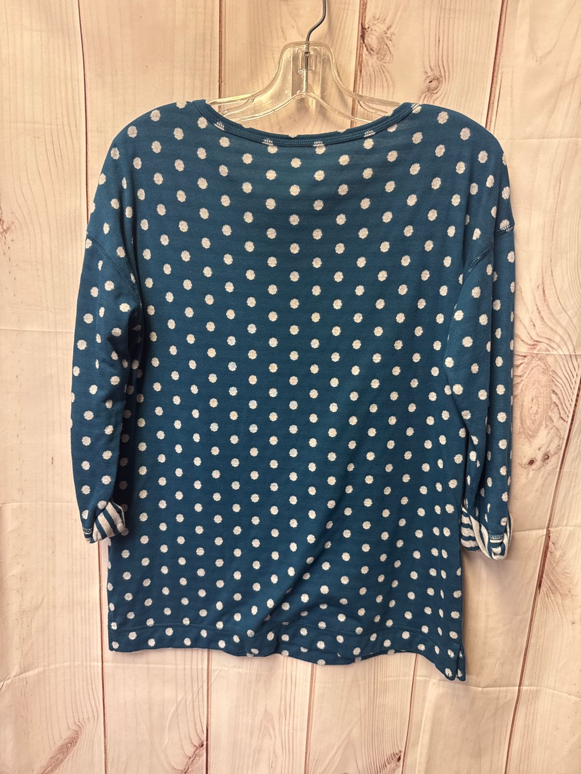 Talbots Women's Size M Blue 3/4 Sleeve Top