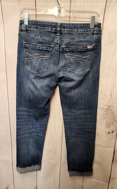 White House Black Market Women's Size 26 (1-2) Blue Jeans Slim Crop