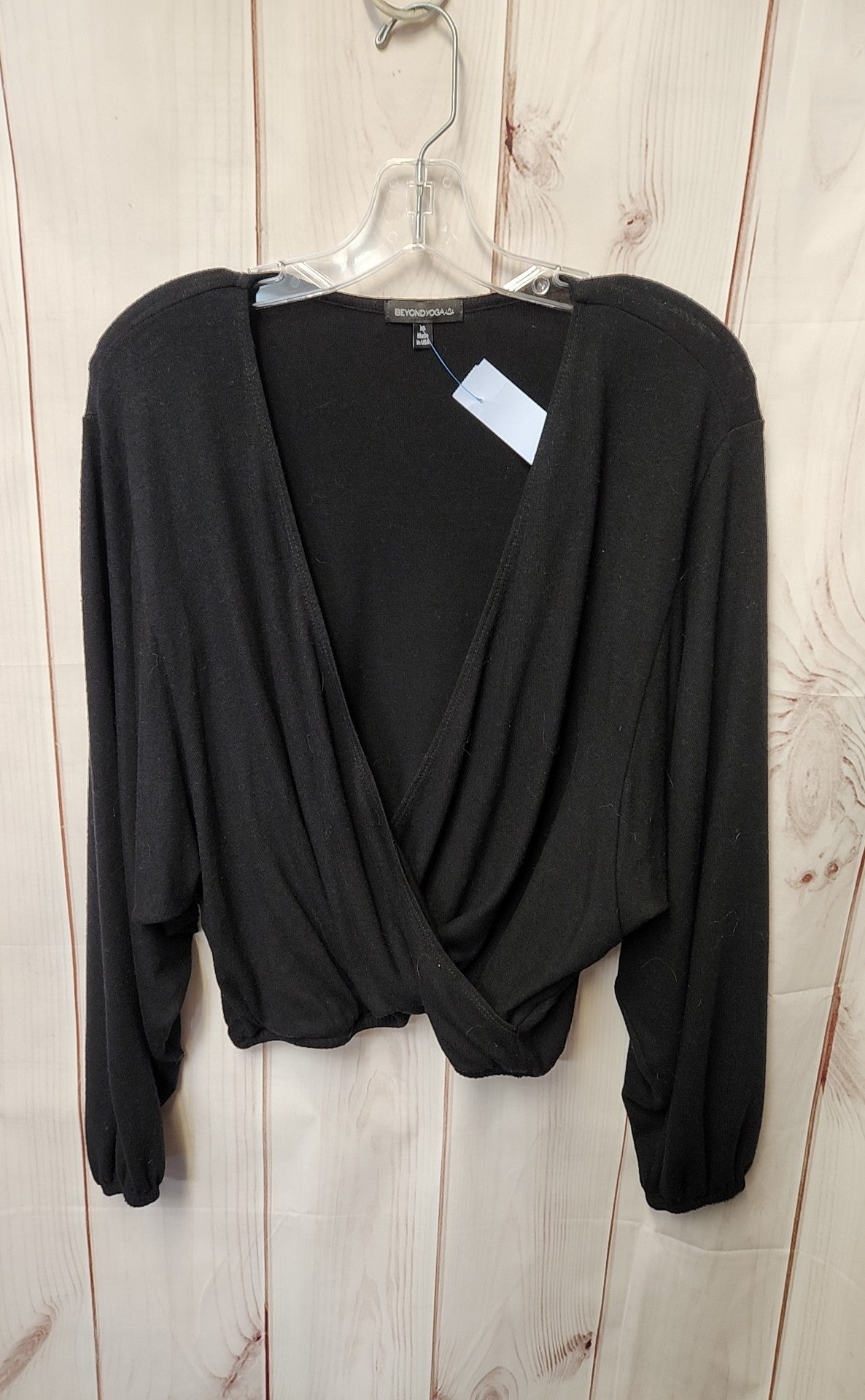 Beyond Yoga Women's Size XS Black Long Sleeve Top