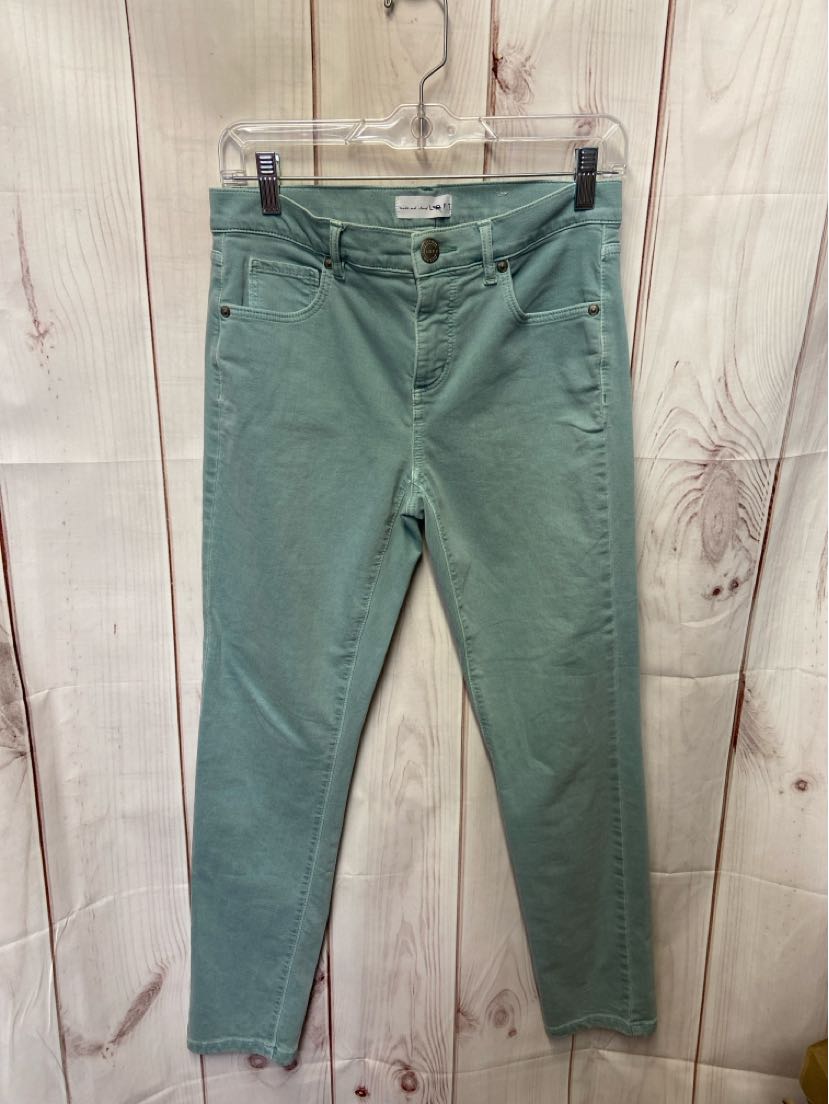 Loft Women's Size 27 (3-4) Green Jeans Skinny Crop