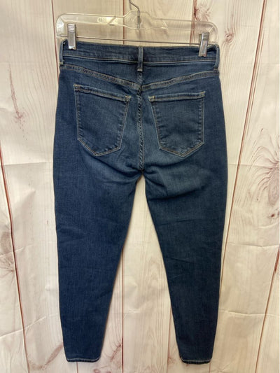 Banana Republic Women's Size 27 (3-4) Blue Denim Jeans Mid Rise Skinny